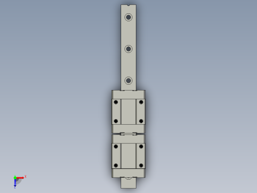 气缸自动化装配生产设备设计-SE2BZ13-145俯视缩略图