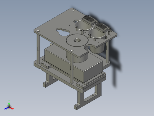 E19793-1E2-300-X1秤重模块正等轴测缩略图