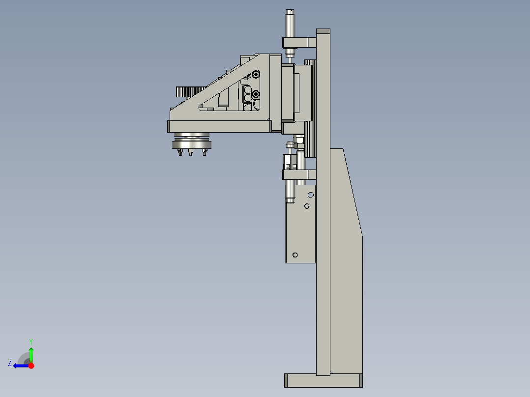 LBZL-F0-锁盖组件右视图