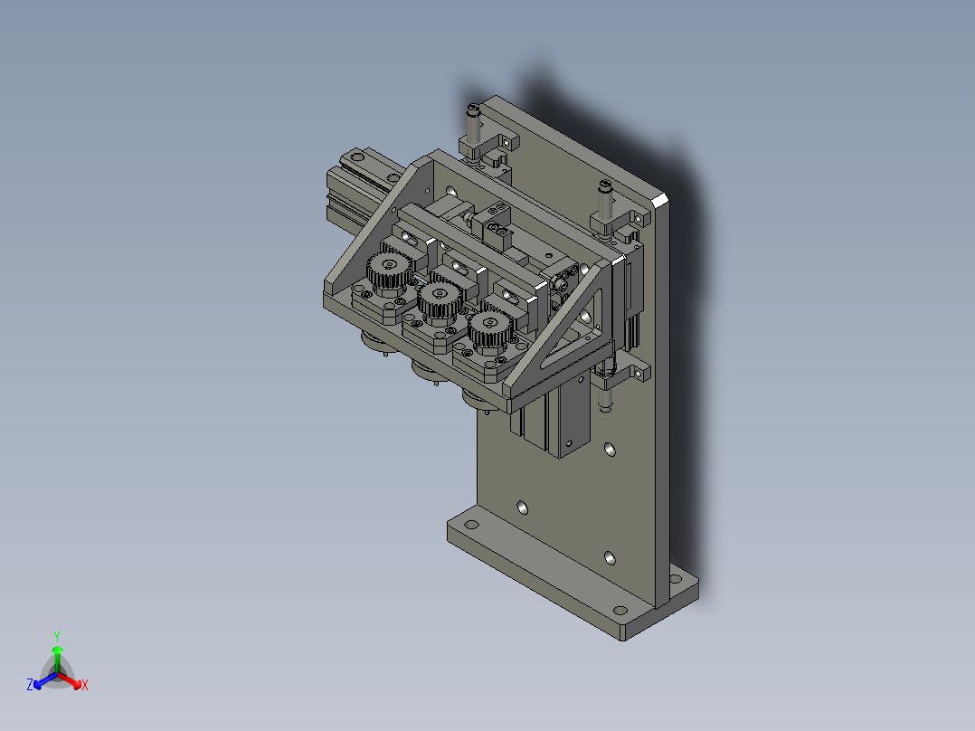LBZL-F0-锁盖组件正等轴测图