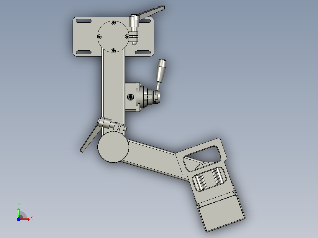 7092-0204-0000关节分层组件-525前视图