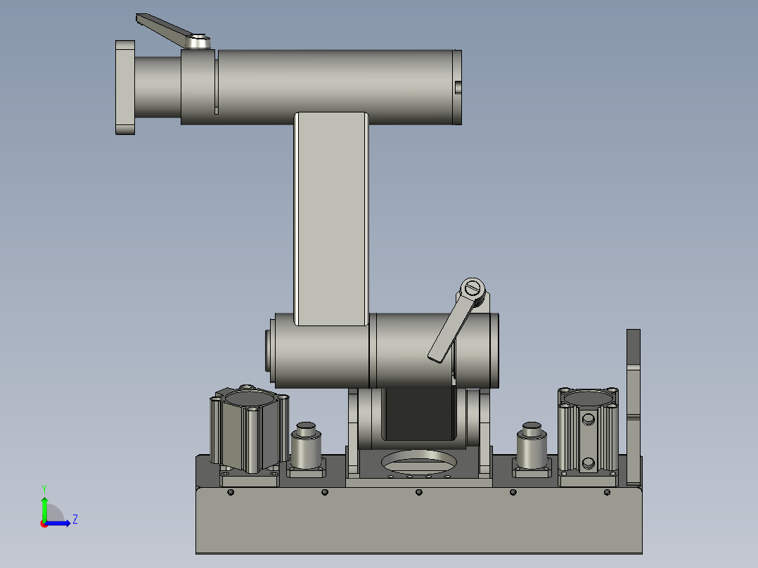 7092-0204-0000关节分层组件-525左视图