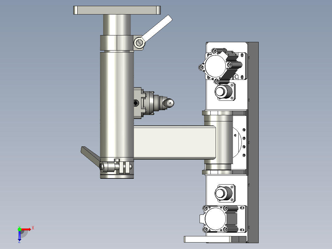 7092-0204-0000关节分层组件-525俯视图