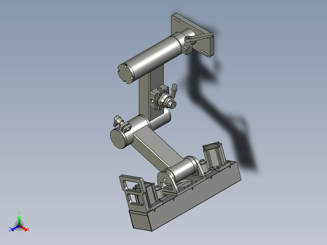 7092-0204-0000关节分层组件-525正等轴测图