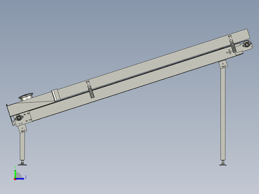 白河-延安-延安-小药理料前斜皮带一-Y左视图
