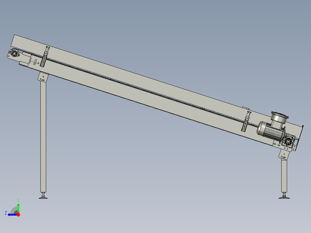 白河-延安-延安-小药理料前斜皮带一-Y右视图