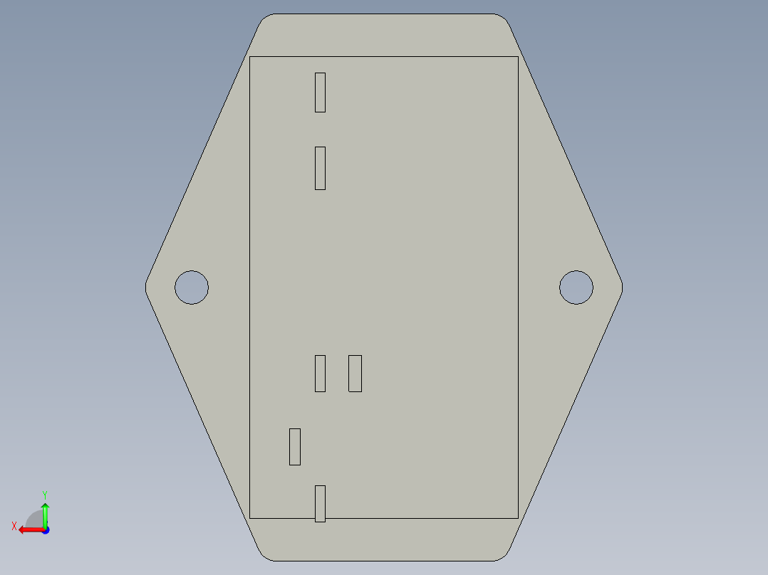 AC品字电源插座三合一AC08后视图