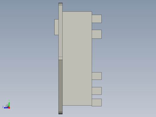 AC品字电源插座三合一AC08右视缩略图