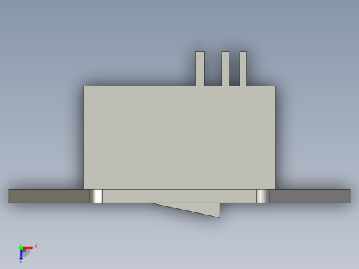 AC品字电源插座三合一AC08俯视缩略图