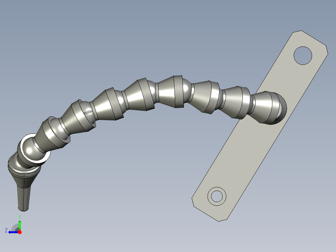 万接管组合右视图