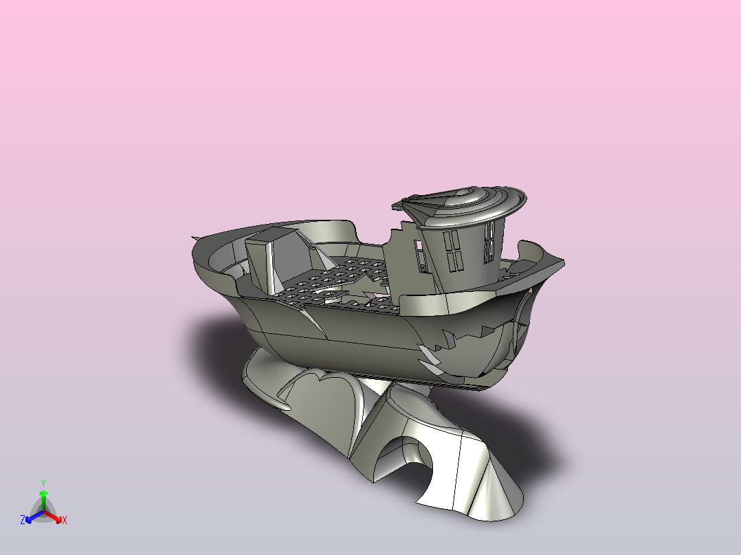 沉船步骤正等轴测图
