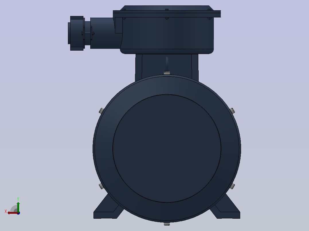 三相异步电动机YB3-355S-(4,6,8,10)后视图