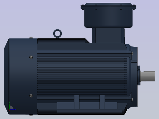 三相异步电动机YB3-355S-(4,6,8,10)左视缩略图
