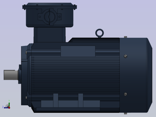 三相异步电动机YB3-355S-(4,6,8,10)右视缩略图