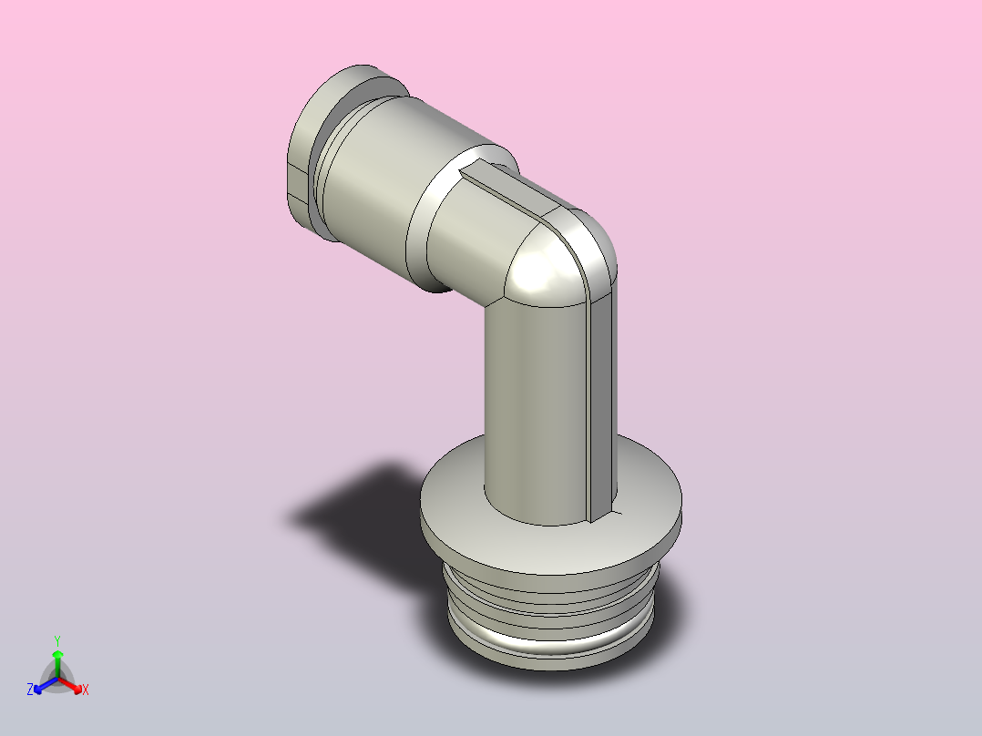快插接头QSPLLK18-6正等轴测图