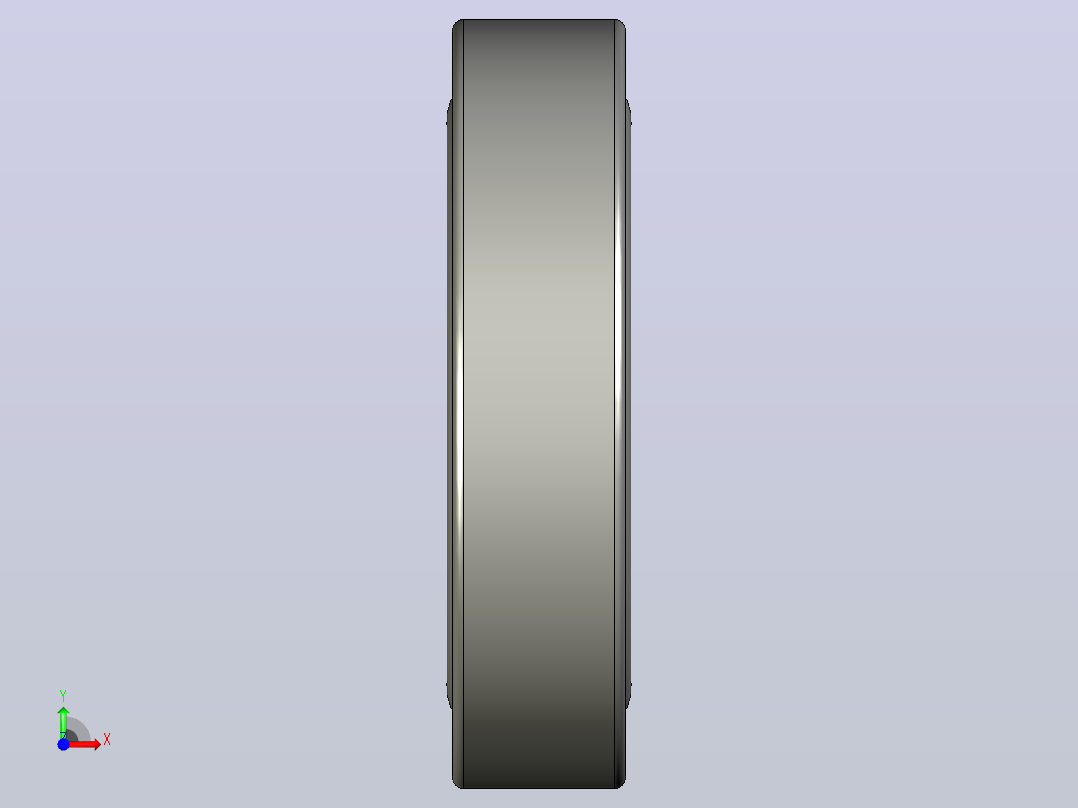 SKF自调心球轴承ball_bearing_1319_k_0前视图