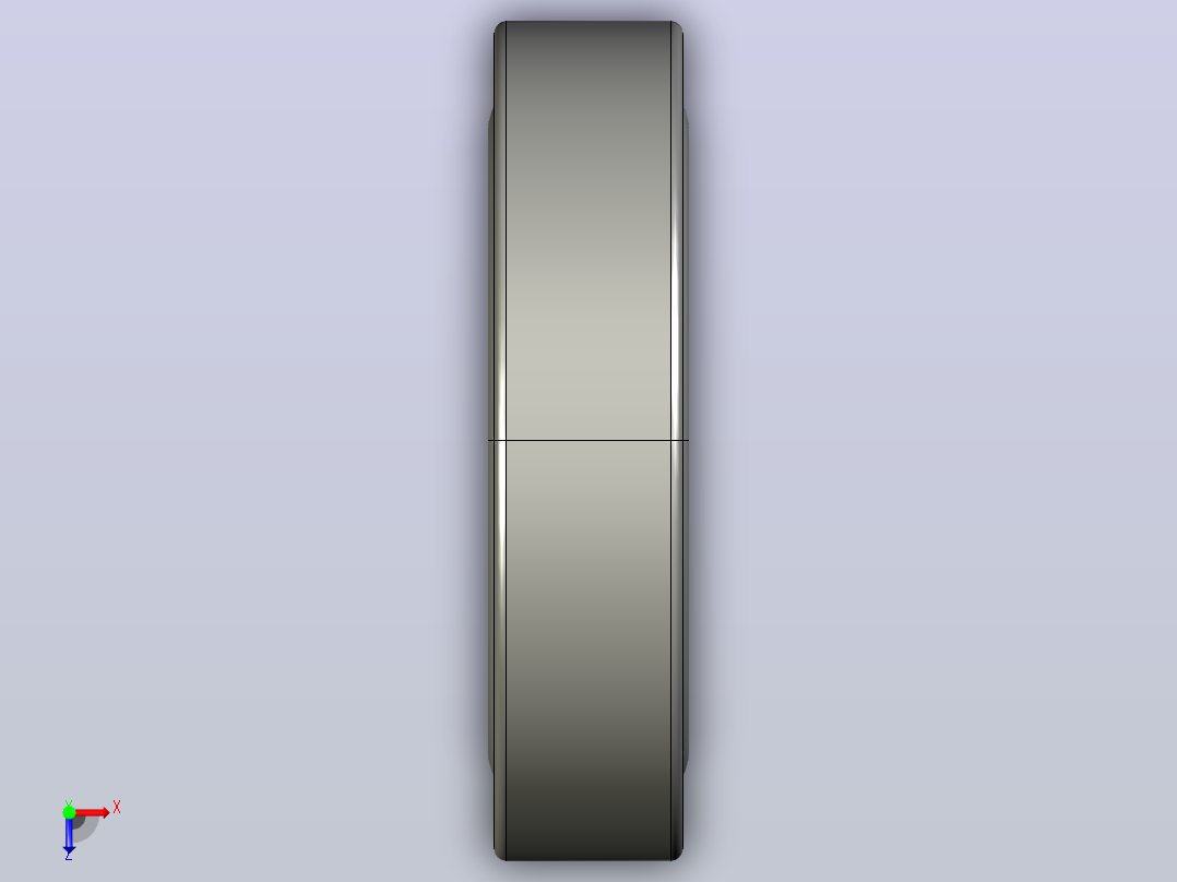 SKF自调心球轴承ball_bearing_1319_k_0俯视图