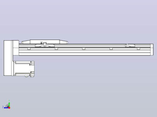 滚珠丝杠直线轴内置导轨TPA-GCR-170-2510C-L450-MP-M75-N3右视缩略图