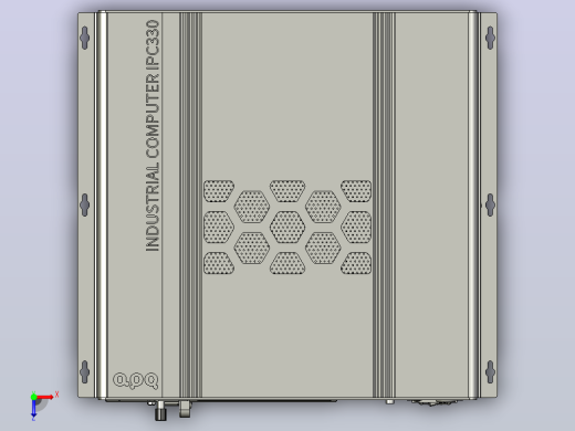 IPC-330D-横放 工控机 IPC300D series俯视缩略图