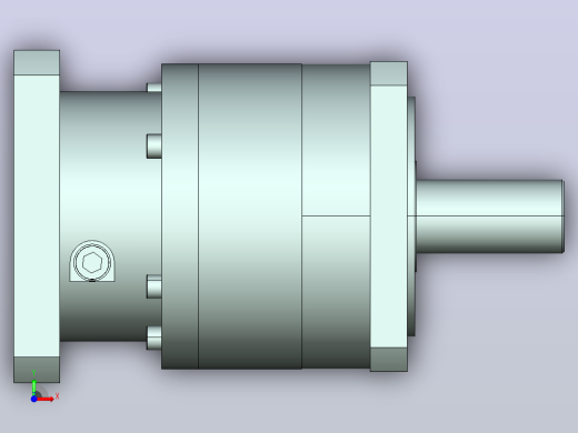 JTF160-L1 35-114.3-200-M12-ZJ经济型拉齿JTF160直齿行星减速机前视缩略图