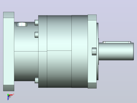 JTF160-L1 35-114.3-200-M12-ZJ经济型拉齿JTF160直齿行星减速机俯视缩略图