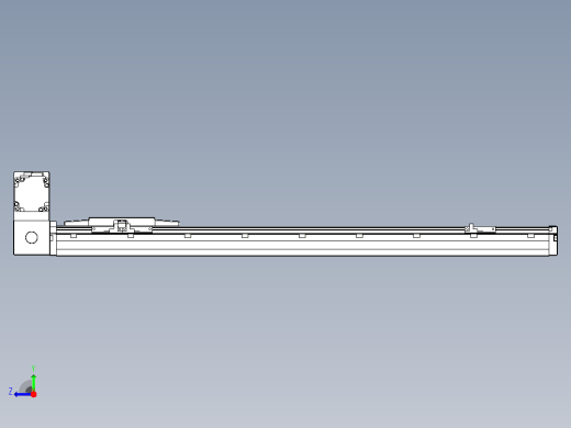 机器人皮带驱动直线轴TPA-GCB-120-P70-L600-LU-M20-N3右视缩略图