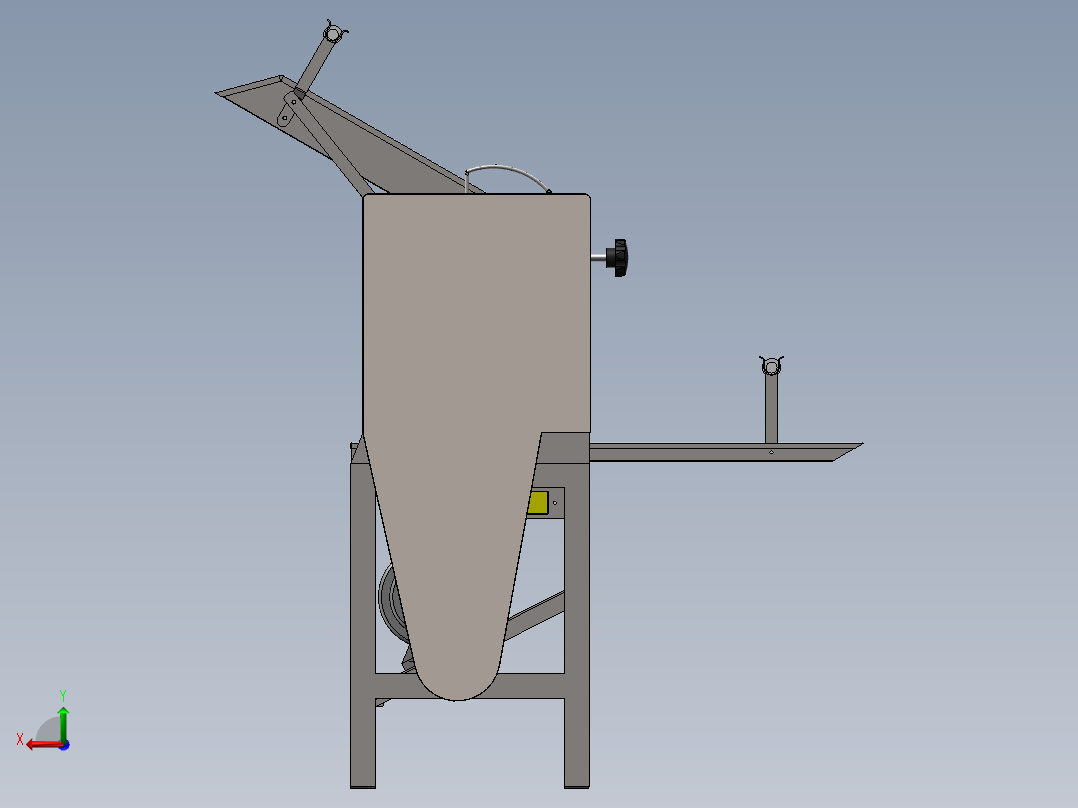 面条机全自动挂面机sw16可编辑后视图