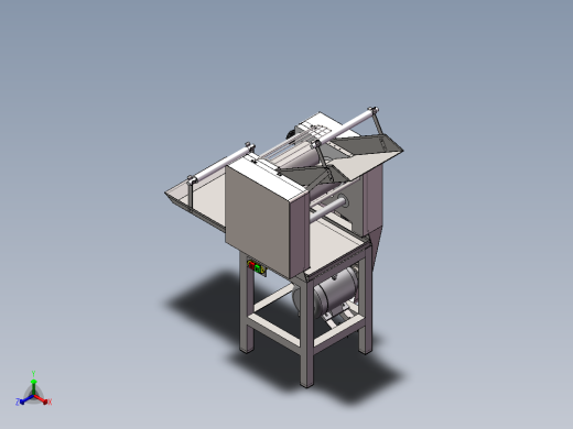 面条机全自动挂面机sw16可编辑正等轴测缩略图