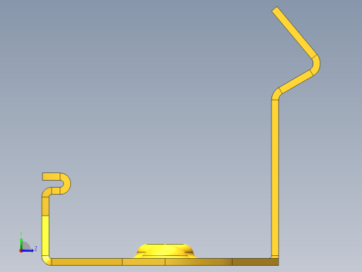 合叶3D模型左视缩略图