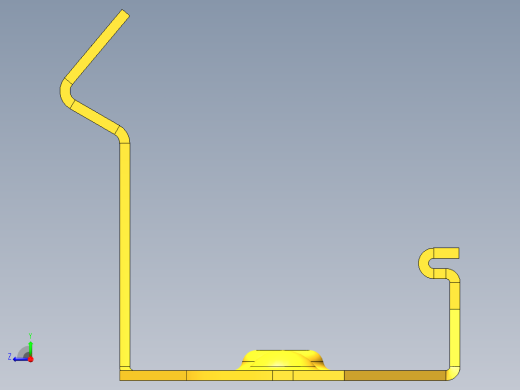 合叶3D模型右视缩略图