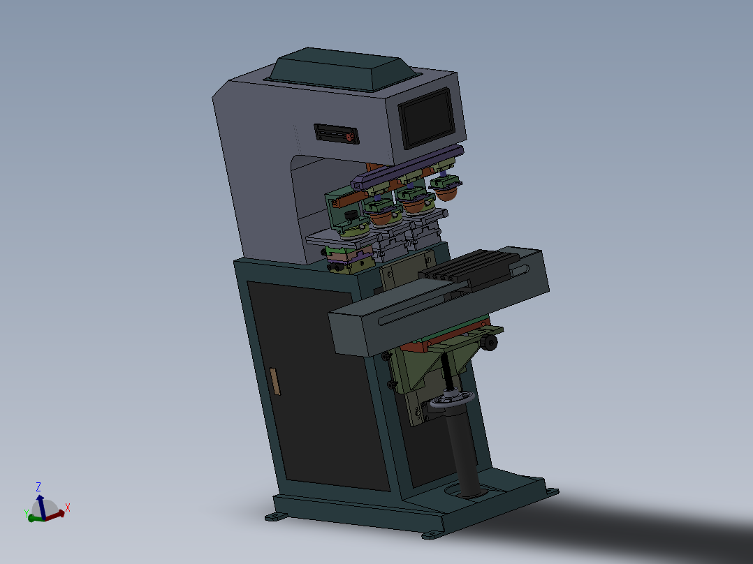 G617 三色穿梭移印机sw