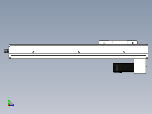 Toyo东佑达直线模组-ECH12-350-BM-100W左视缩略图