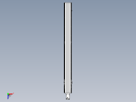 Toyo东佑达直线模组-ETH17M-1600-BC-T75-C4俯视缩略图