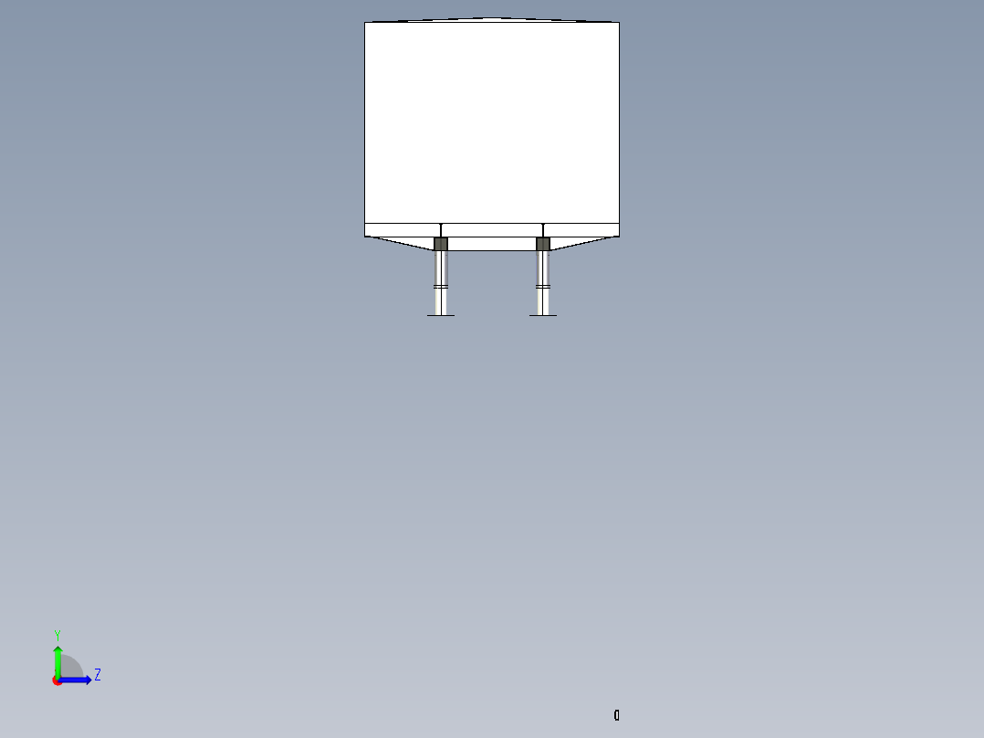 C8_带液压支腿集装箱左视图