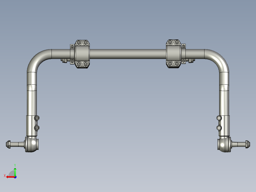 平衡稳定（扭力）汽车后视图