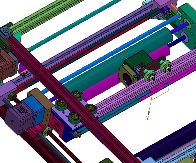 无支撑不限尺寸流水线式传送带3d打印机