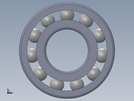 滚珠轴承-SKF BALL BEARING 62-22 22x50x14左视缩略图