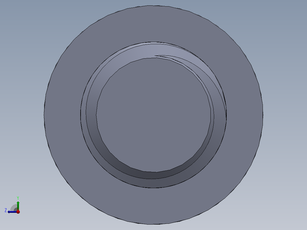 粗螺纹 SHCS 螺钉-SHCS 0.5.x13x2.SLDPRT右视图