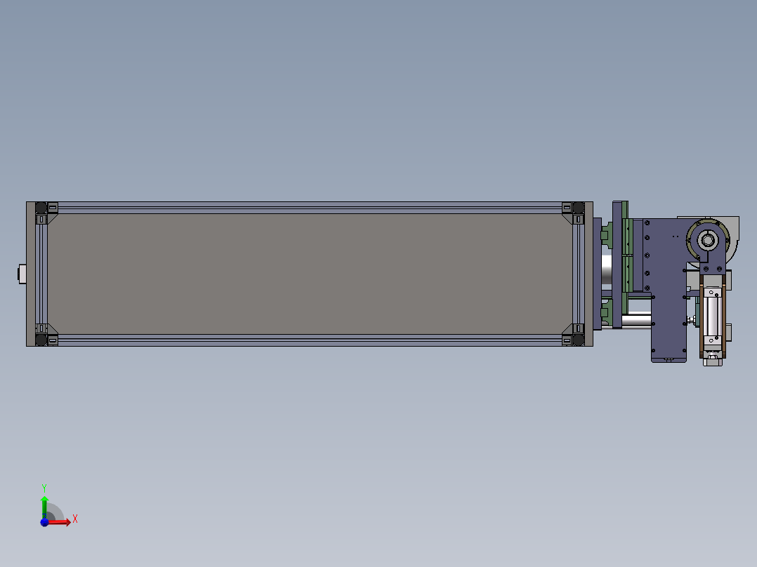 空间折弯机设计前视图