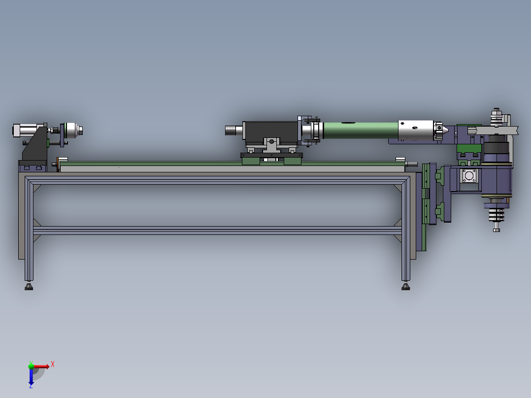 空间折弯机设计俯视图