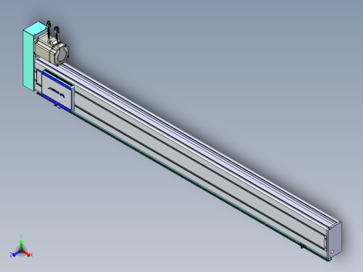 威洛博VC丝杆传动-无尘环境VC14-Lxx-C-S1300-BR-ZP75-C3正等轴测缩略图