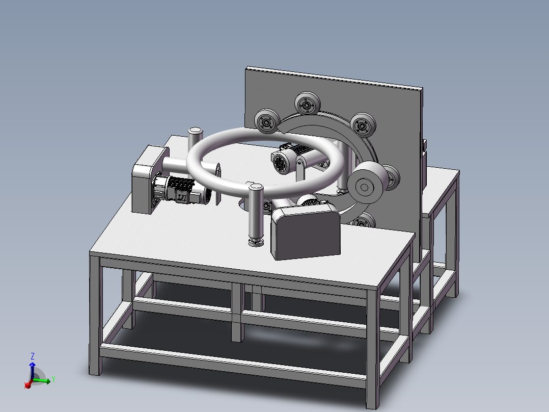 电缆打包机三维图790505==150主视图