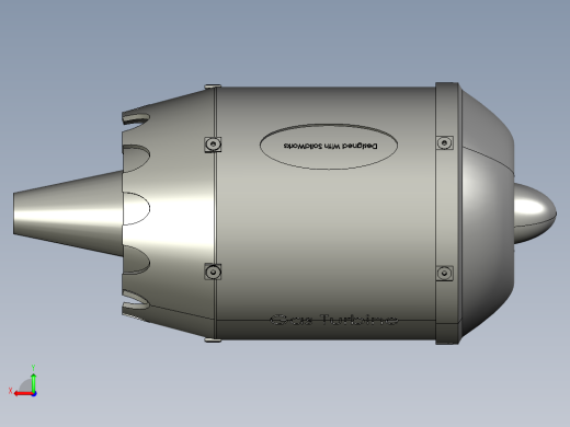 微型离心燃气轮机后视缩略图