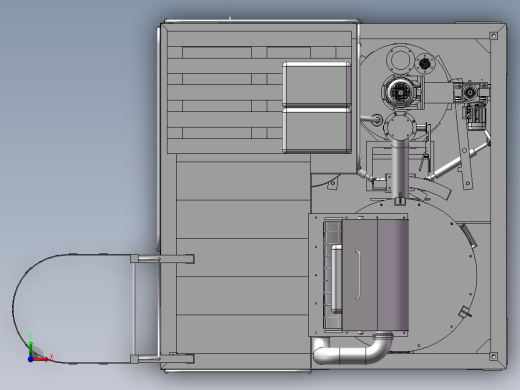 滚筒式搅拌机前视缩略图