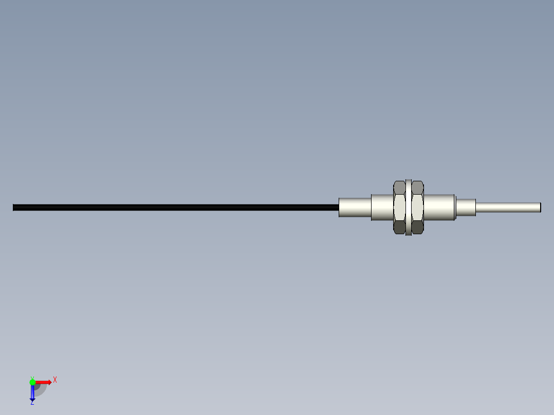 光纤元件漫反射型FR-D421-I俯视图