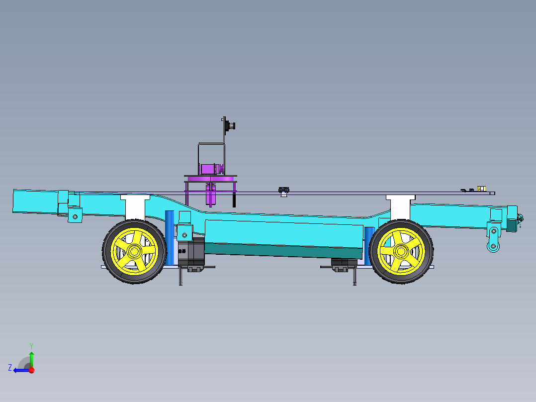 sw横梁小车右视图