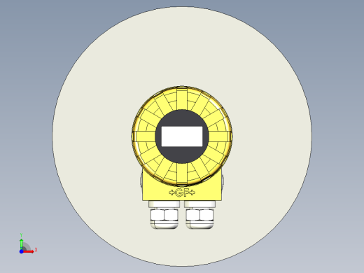 超声波设备-TRANSMITTER-RANGE-15m-49.2ft-PP-BODY-4-20-mA-2-WIRE-RELAY-HART-ANSI-FLANGE-5in前视缩略图