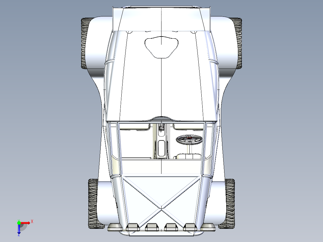 Buggy KS 2012双座越野赛车俯视图