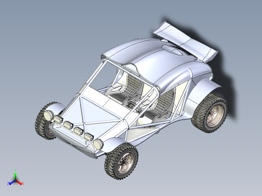 Buggy KS 2012双座越野赛车正等轴测缩略图
