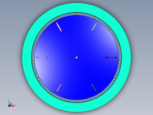 太空用钢瓶容器前视缩略图